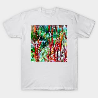 Autumn Grasses Abstract T-Shirt